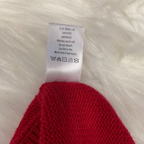 Gymboree Cherry Cute Red Sweater Knit Hat 3-4 - Picture 4 of 4